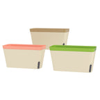 3 Pack 10.5" Self-Watering Planter Boxes with Water Level Indicator