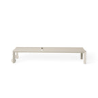 Santa Monica Chaise Lounge in Dune Aluminum