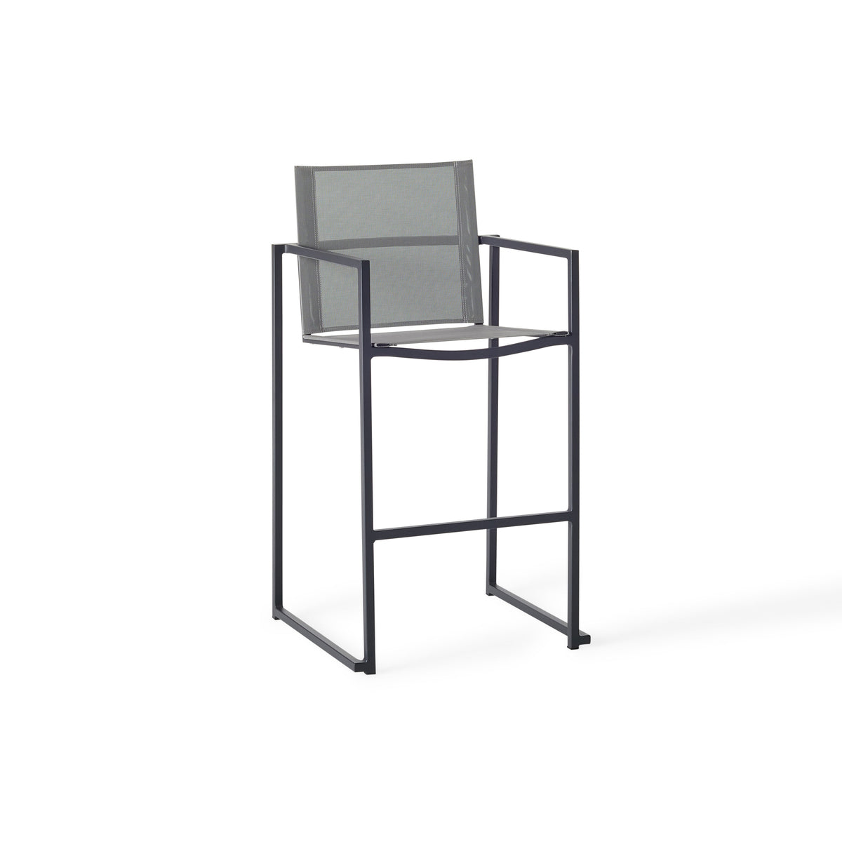 Santa Monica Bar Chair in Charcoal