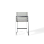 Santa Monica Armless Counter Chair in Charcoal