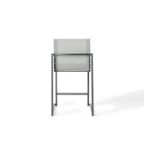 Santa Monica Armless Counter Chair in Charcoal