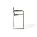 Santa Monica Bar Chair in Quartz Grey