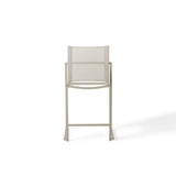 Santa Monica Armless Counter Chair in Quartz Grey
