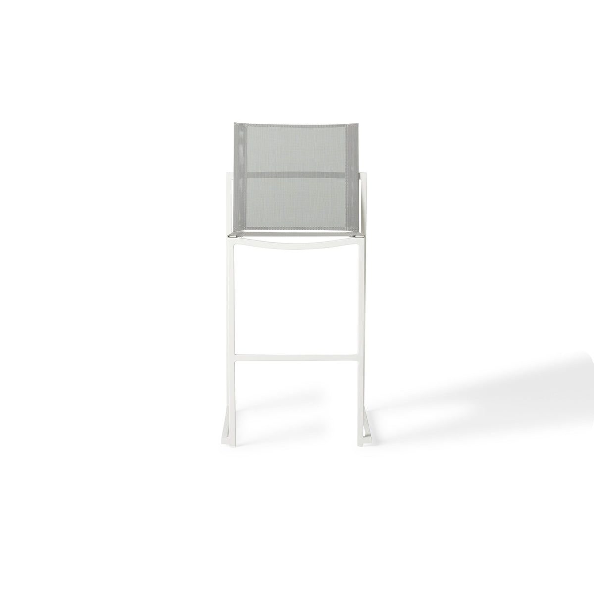 Santa Monica Armless Bar Chair in White