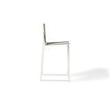 Santa Monica Armless Bar Chair in White