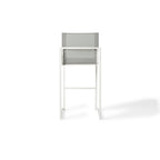 Santa Monica Armless Bar Chair in White