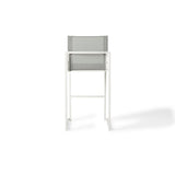 Santa Monica Armless Bar Chair in White