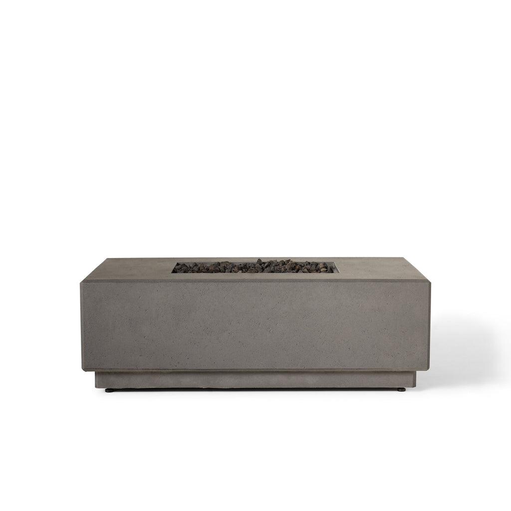Sequoia Rectangular Fire Table in Smoke (Natural Gas)