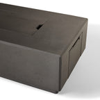 Sequoia Rectangular Fire Table in Smoke (Natural Gas)