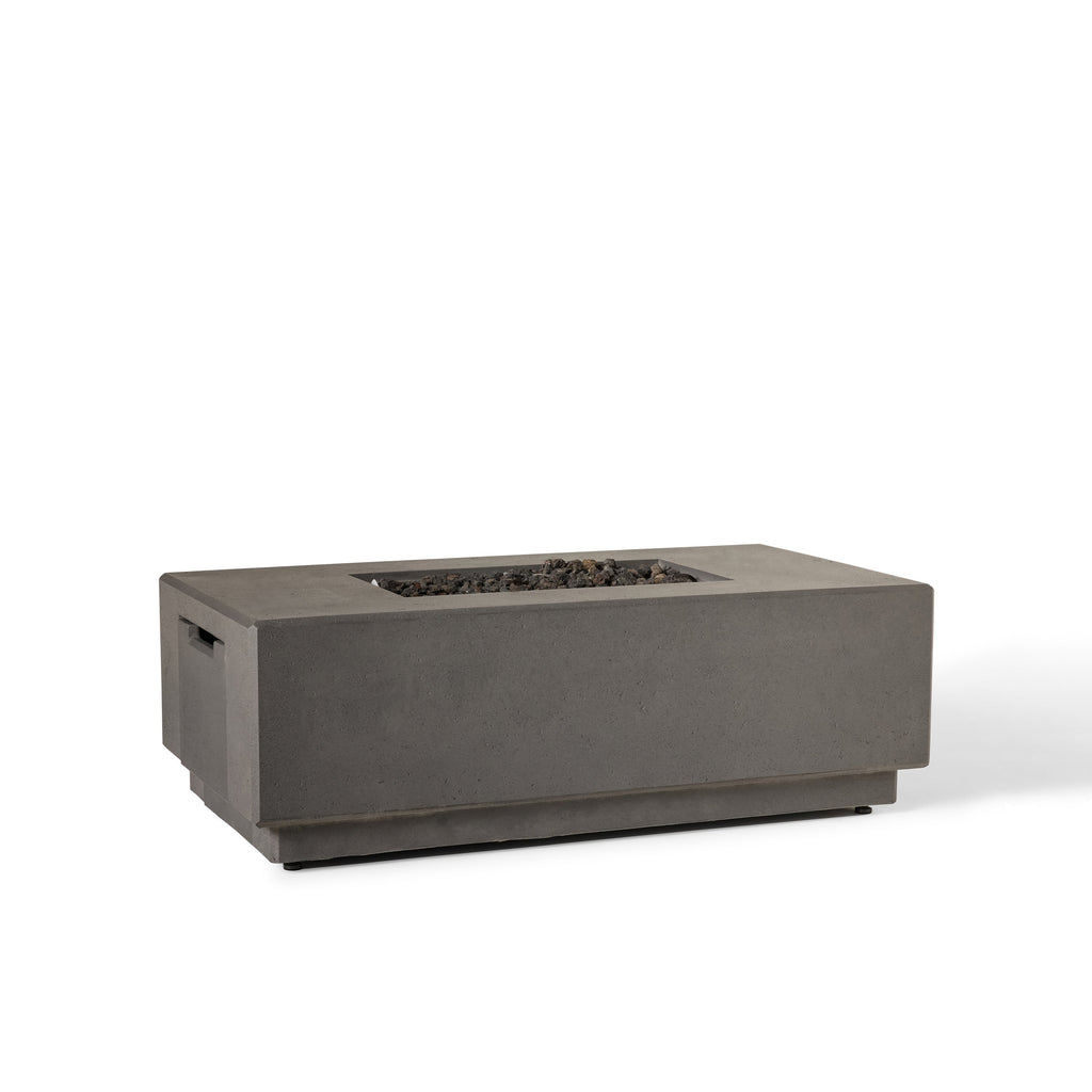 Sequoia Rectangular Fire Table in Smoke (Natural Gas)