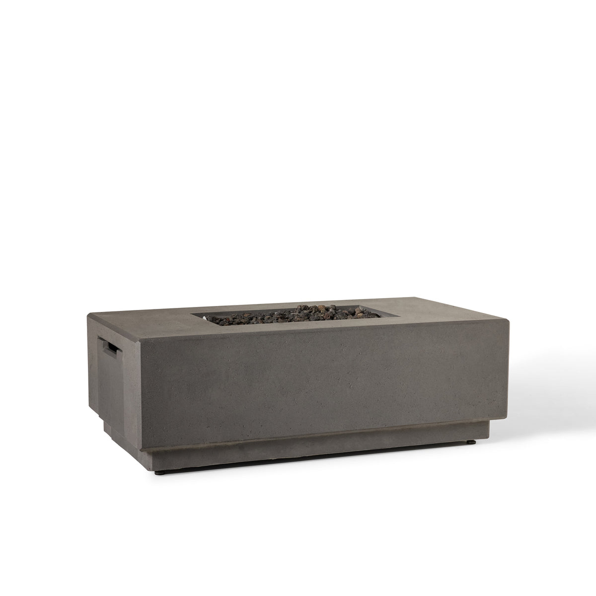 Sequoia Rectangular Fire Table in Smoke (Propane)