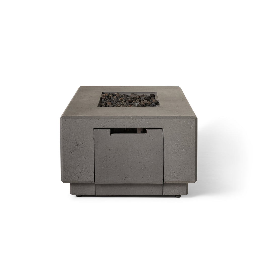 Sequoia Rectangular Fire Table in Smoke (Natural Gas)