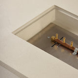 Sequoia Rectangular Fire Table in Fog (Natural Gas)