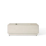 Sequoia Rectangular Fire Table in Fog (Propane)