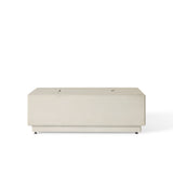 Sequoia Rectangular Fire Table in Fog (Propane)