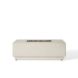 Sequoia Rectangular Fire Table in Fog (Propane)