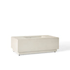 Sequoia Rectangular Fire Table in Fog (Propane)