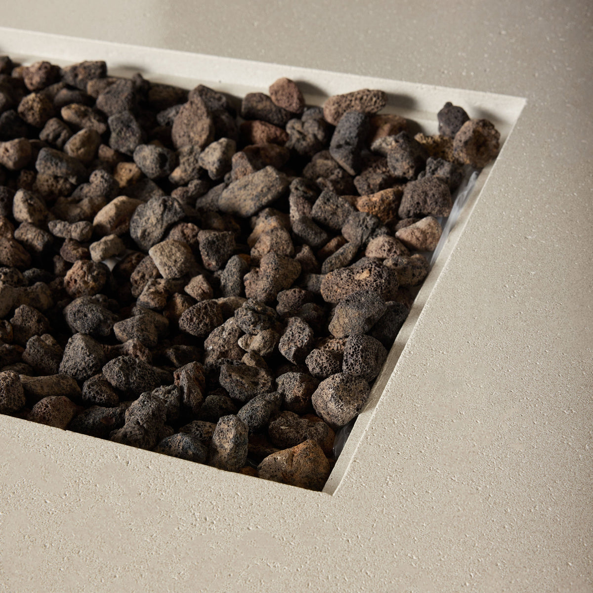 Sequoia Rectangular Fire Table in Fog (Natural Gas)