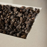 Sequoia Rectangular Fire Table in Fog (Propane)