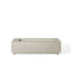 Sierra Rectangular Fire Table - Fog