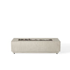 Sierra Rectangular Fire Table - Fog