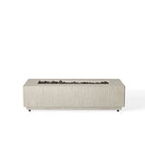 Sierra Rectangular Fire Table - Fog