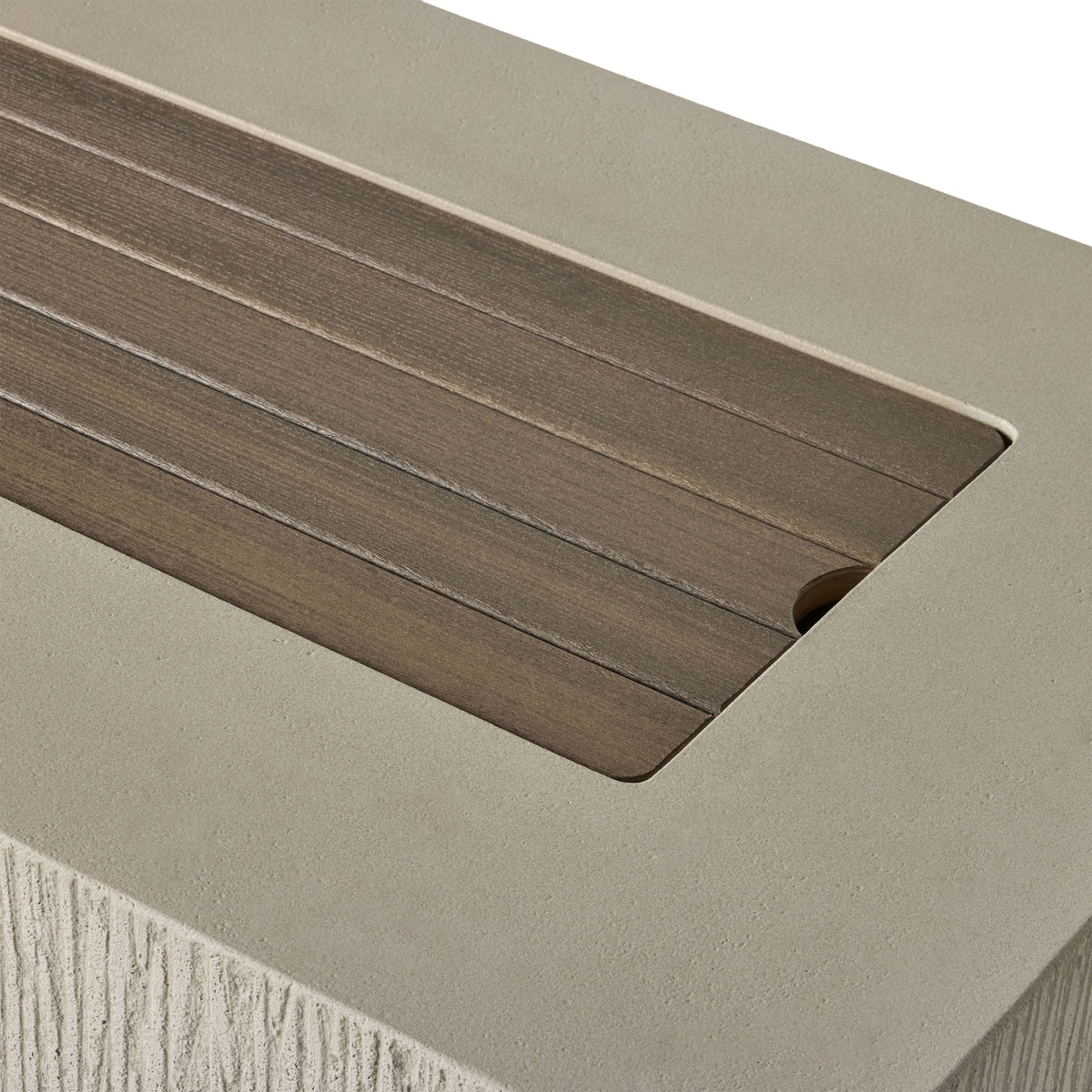 Sierra Rectangular Fire Table - Fog