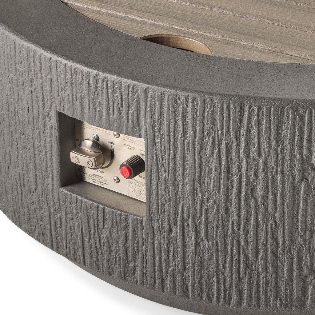 Sierra Round Fire Table - Carbon
