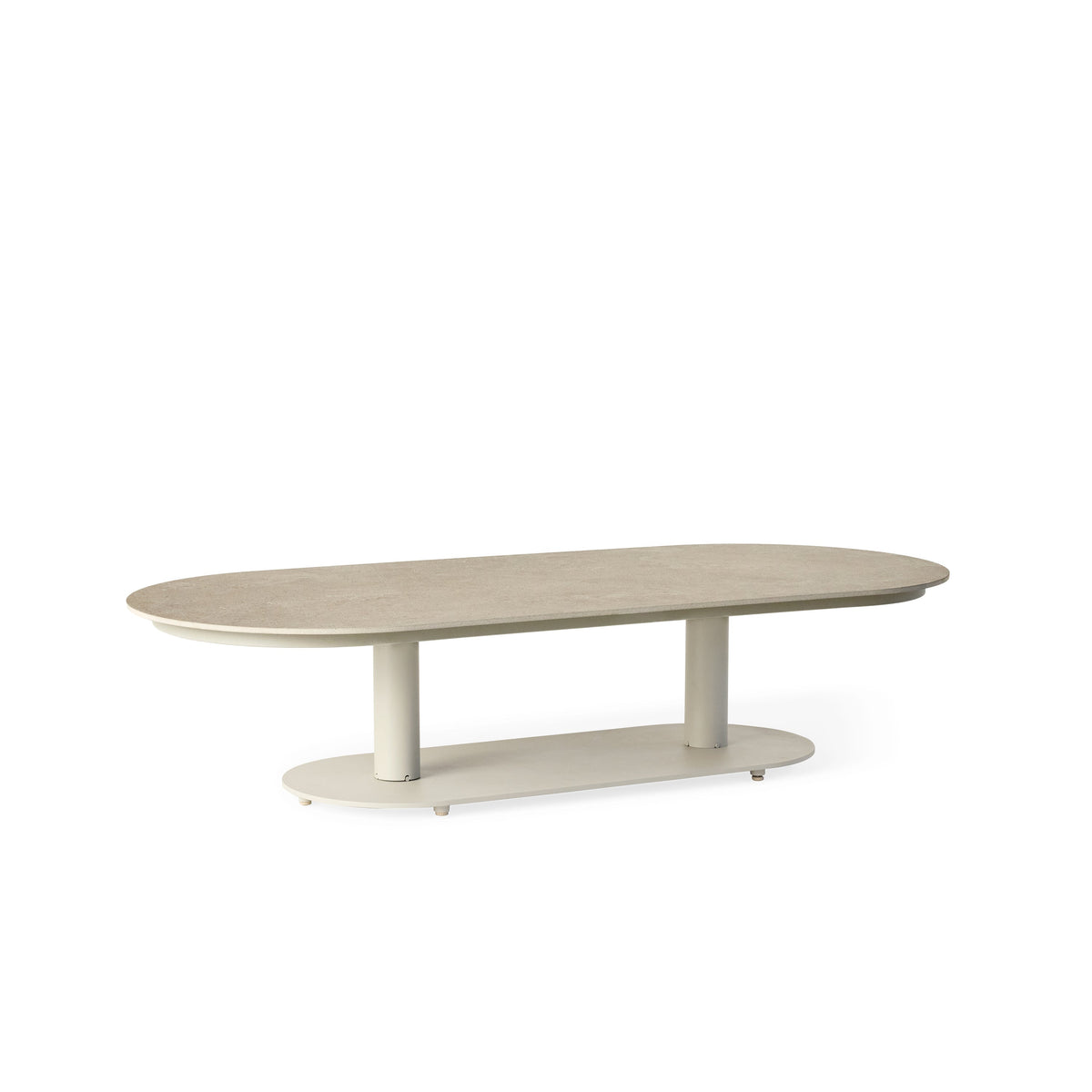 Silverado Coffee Table in Dune Aluminum