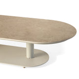 Silverado Coffee Table in Dune Aluminum