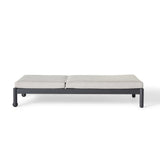 Stinson Chaise in Charcoal Aluminum