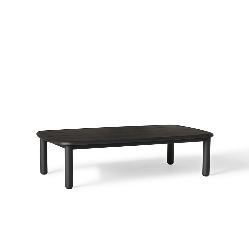 Stinson Coffee Table in Charcoal Aluminum