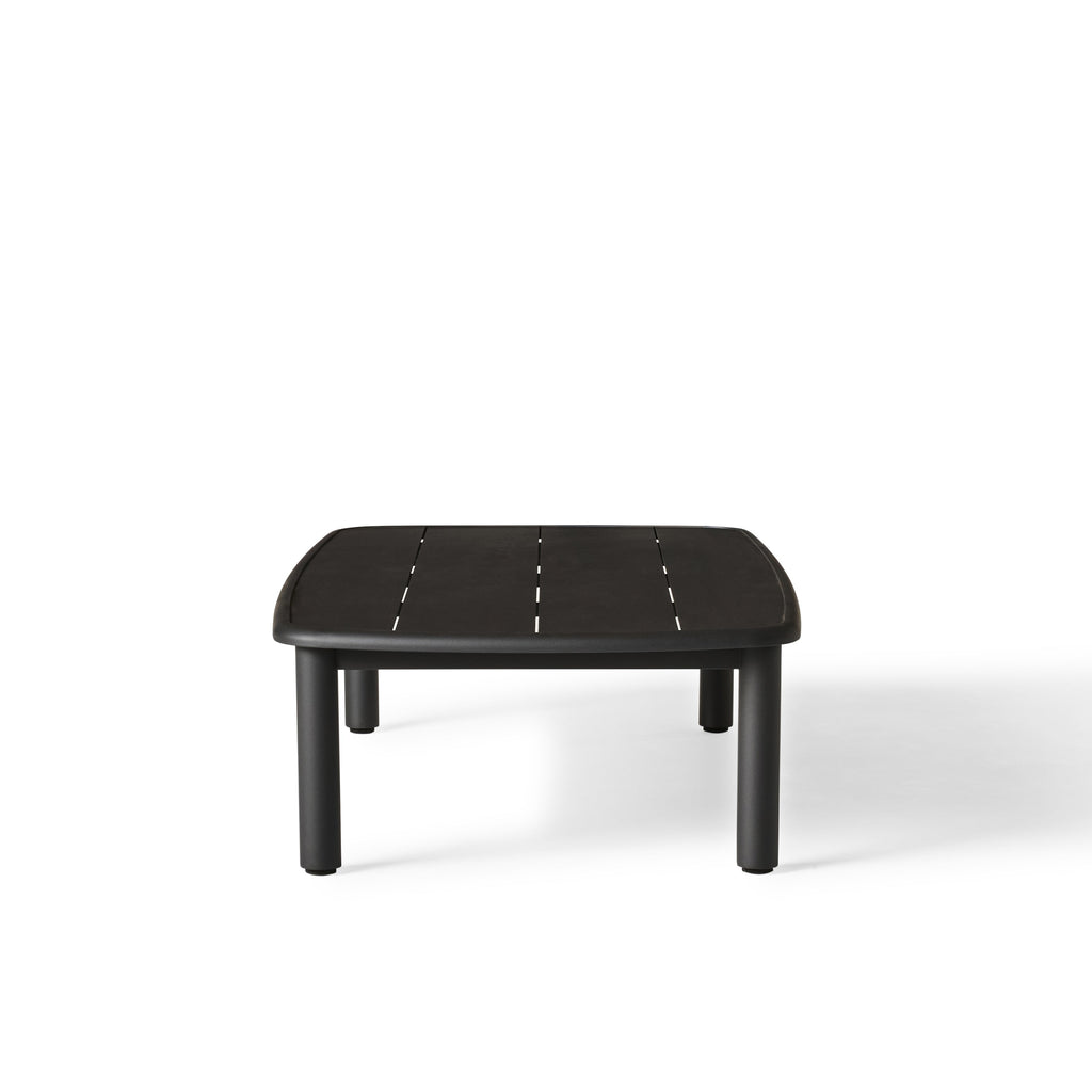 Stinson Coffee Table in Charcoal Aluminum