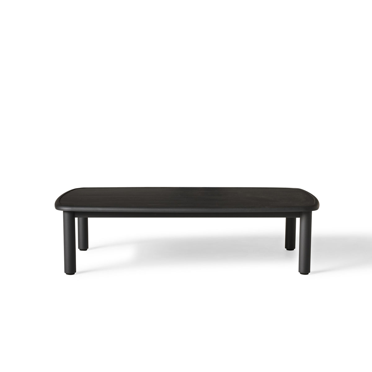 Stinson Coffee Table in Charcoal Aluminum