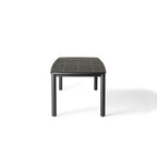 Stinson Dining Table in Charcoal Aluminum