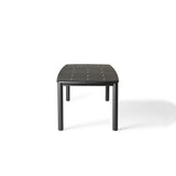 Stinson Dining Table in Charcoal Aluminum
