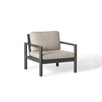 Stinson Lounge Chair in Charcoal Aluminum