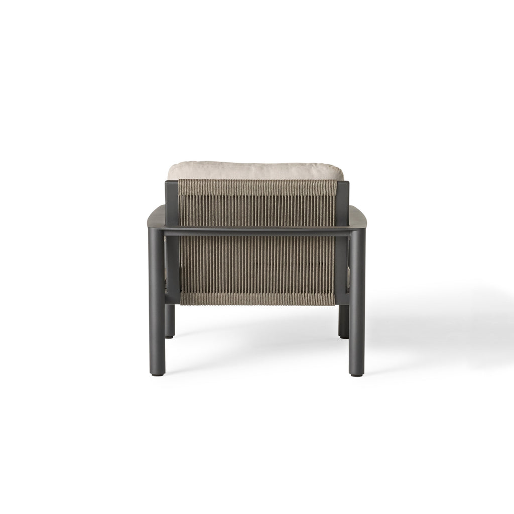 Stinson Lounge Chair in Charcoal Aluminum