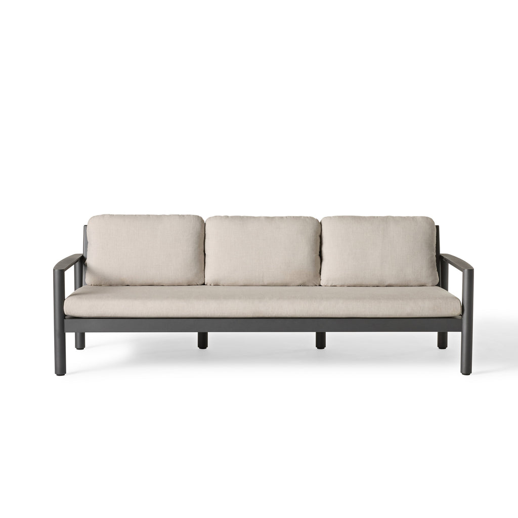 Stinson Sofa in Charcoal Aluminum