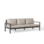 Stinson Sofa in Charcoal Aluminum
