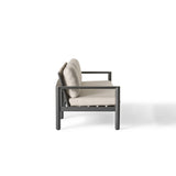 Stinson Sofa in Charcoal Aluminum