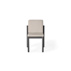 Stinson Dining Side Chair in Charcoal Aluminum