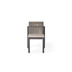 Stinson Dining Side Chair in Charcoal Aluminum