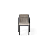 Stinson Dining Side Chair in Charcoal Aluminum