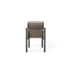 Stinson Dining Side Chair in Charcoal Aluminum