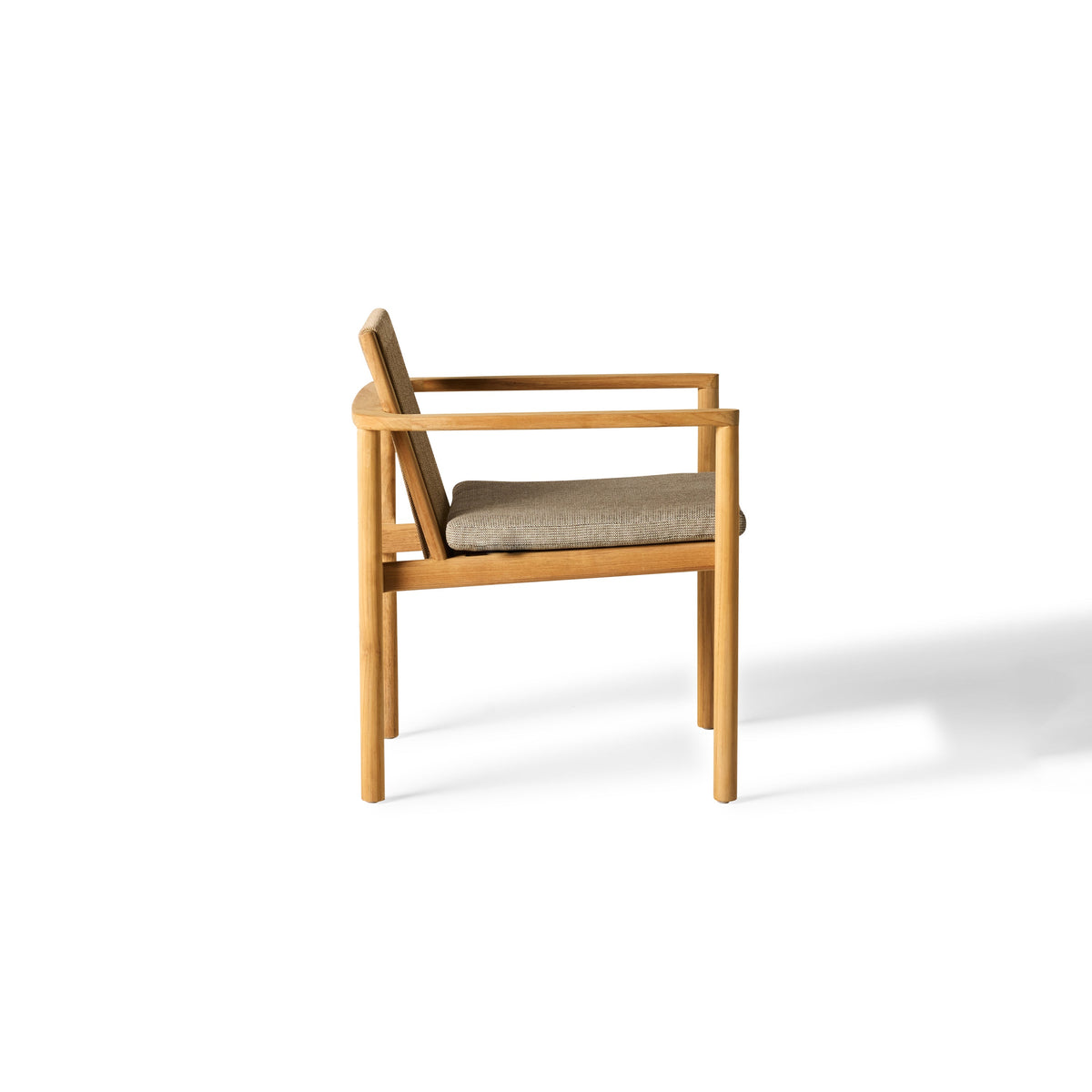 Stinson Dining Arm Chair in Teak