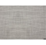 Basketweave Table Runner in White/Silver