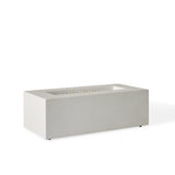 Tahoe Rectangular Fire Table - Chalk (Propane)