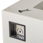 Tahoe Rectangular Fire Table - Chalk (Natural Gas)