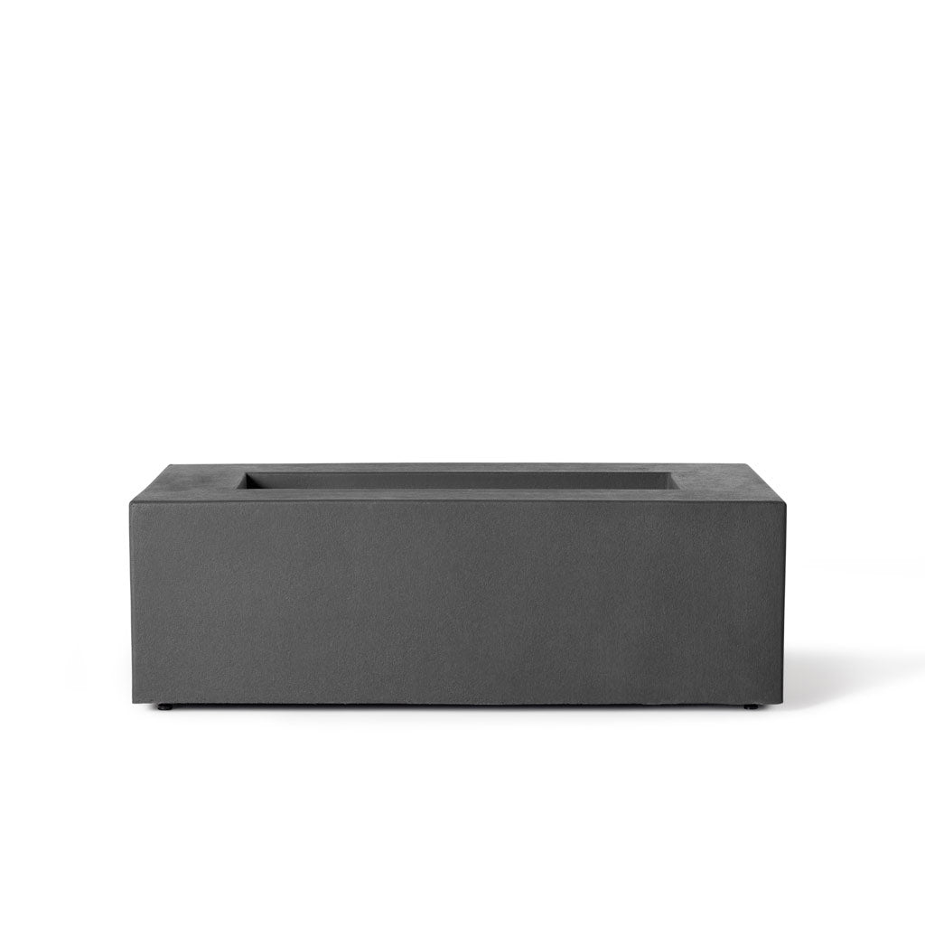Tahoe Rectangular Fire Table - Carbon (Natural Gas)